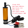 Camping fishing Submersible Transfer Pump Worldwide Cable Length: about 3.8M. 12V DC MINI Diesel Fuel Water Oil Car